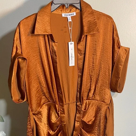 Steve Madden Copper Midi Dress - Picture 3 of 6